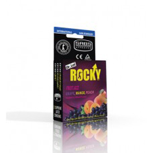 ROCKY FRUIT JAZZ CONDOM 3's | FRUITY TEMPTATIONS