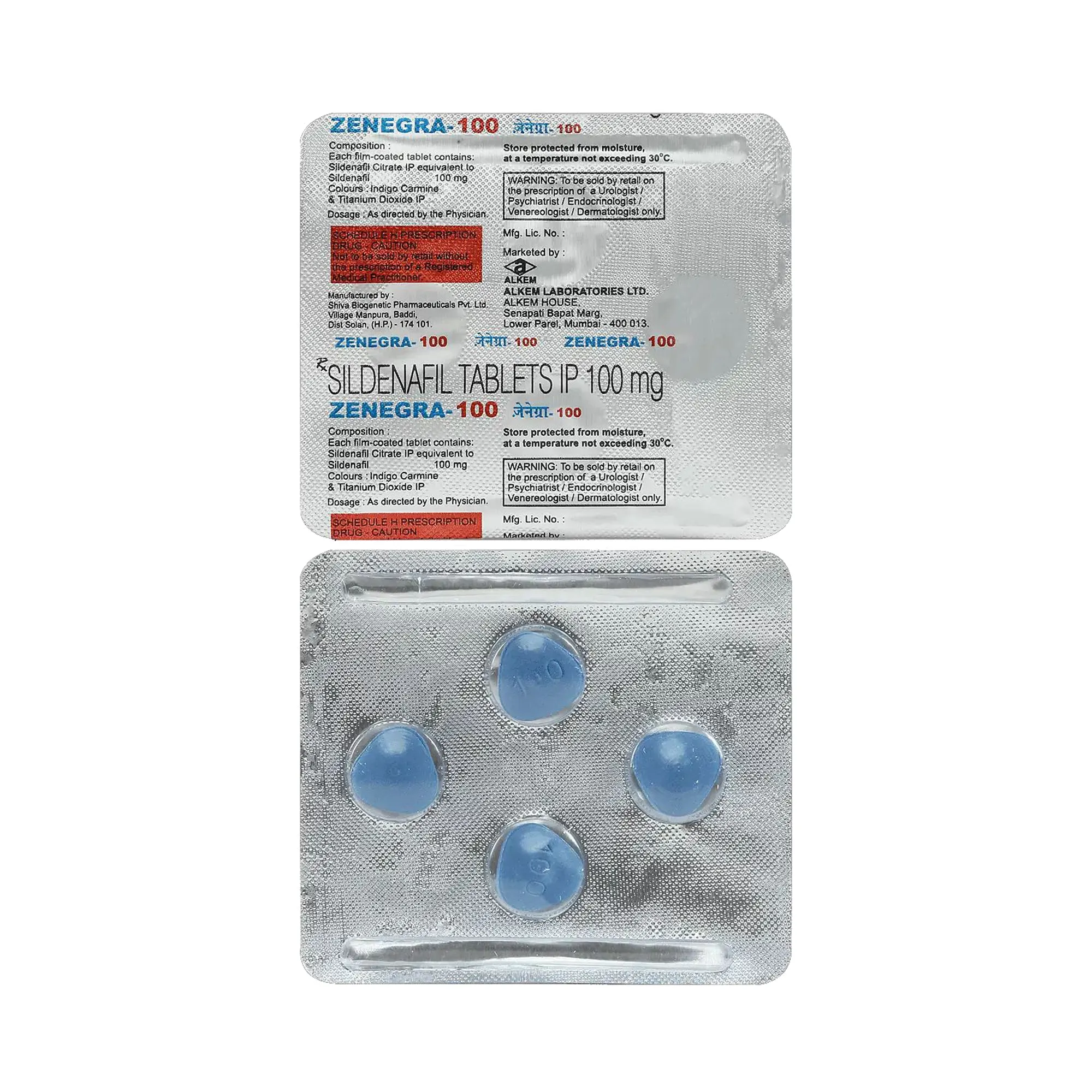 ZENEGRA | 4 TABLETS