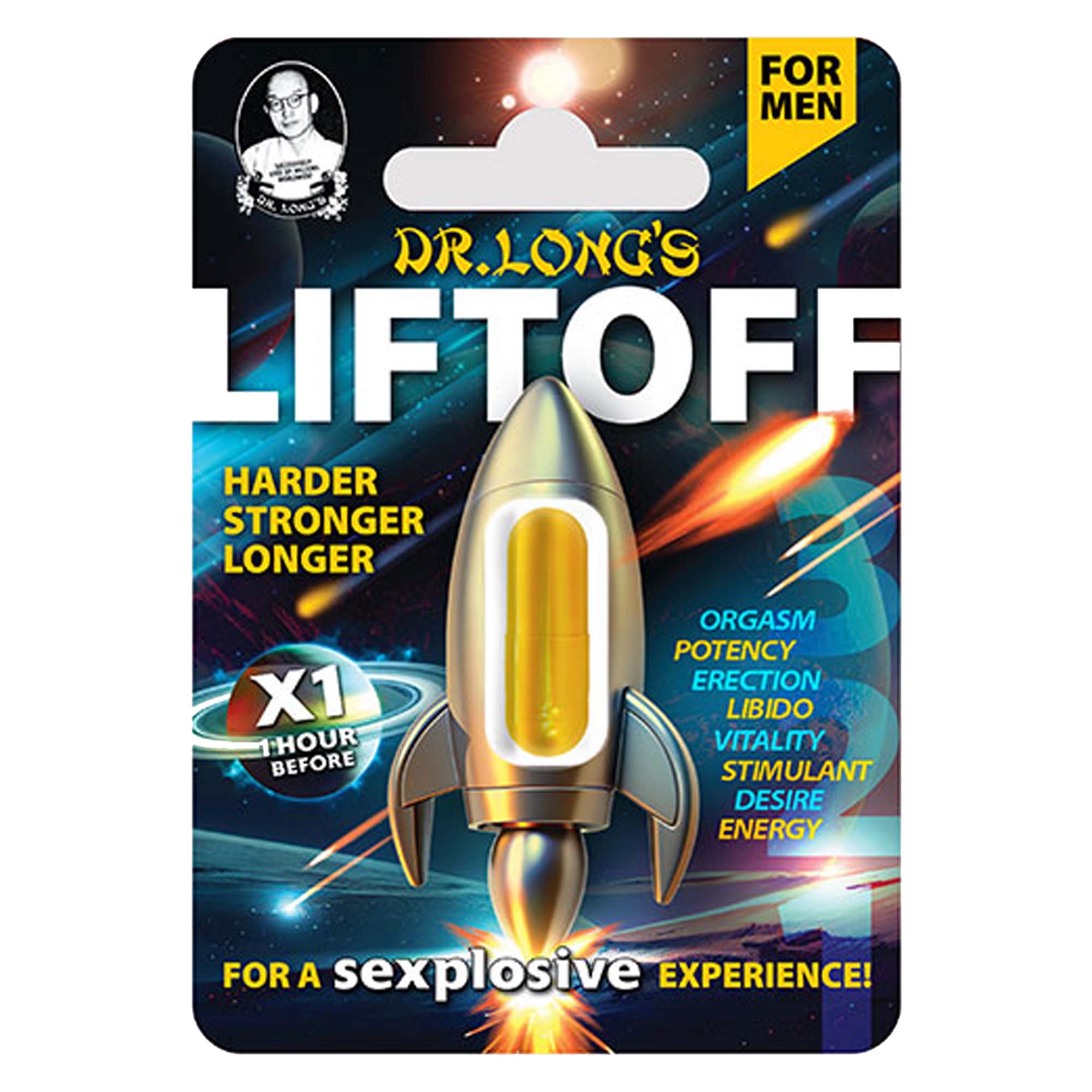 Dr Long’s Liftoff Capsule for Men – Male Vitality & Performance Support