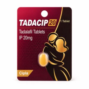 Tadacip 20 tadalafil tablet for erectile dysfunction treatment