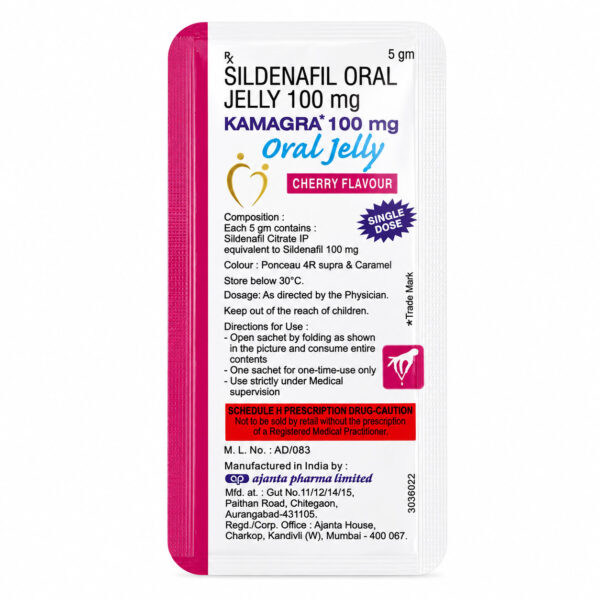 Kamagra Oral Jelly 100mg | Single Sachet