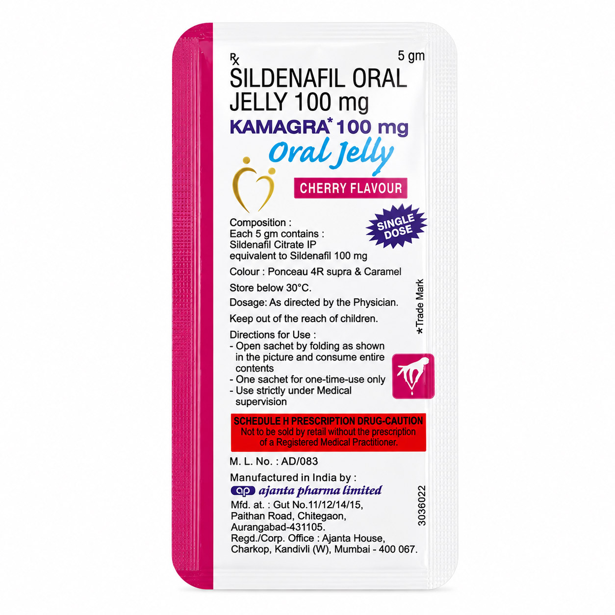 Kamagra Oral Jelly | Single Sachet